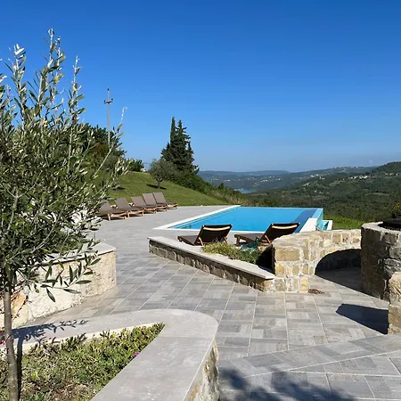 Maroni With Pool - Inner Istria Villa Pazin